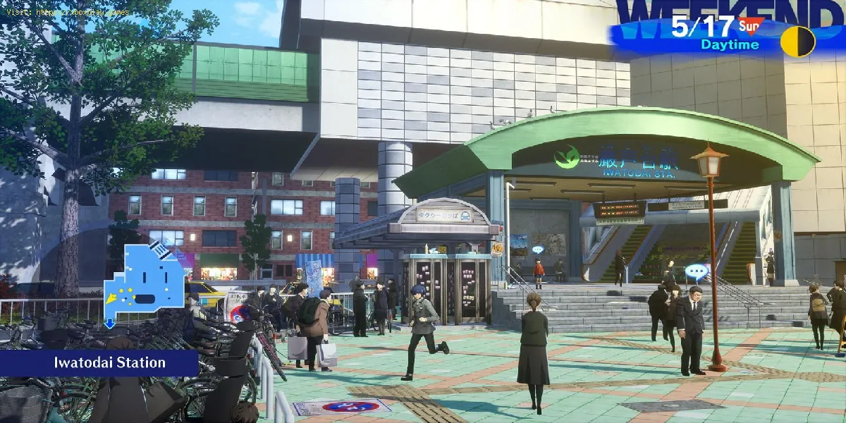 l'emplacement du kaki dans Persona 3 Reload