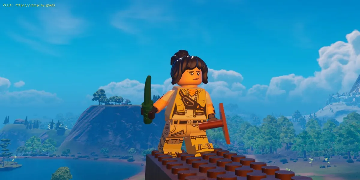 consiga uma adaga de caça em Lego Fortnite