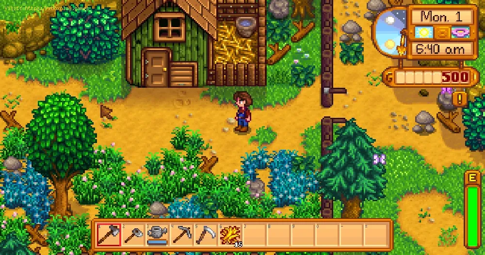 Find the Big Tree in Stardew Valley