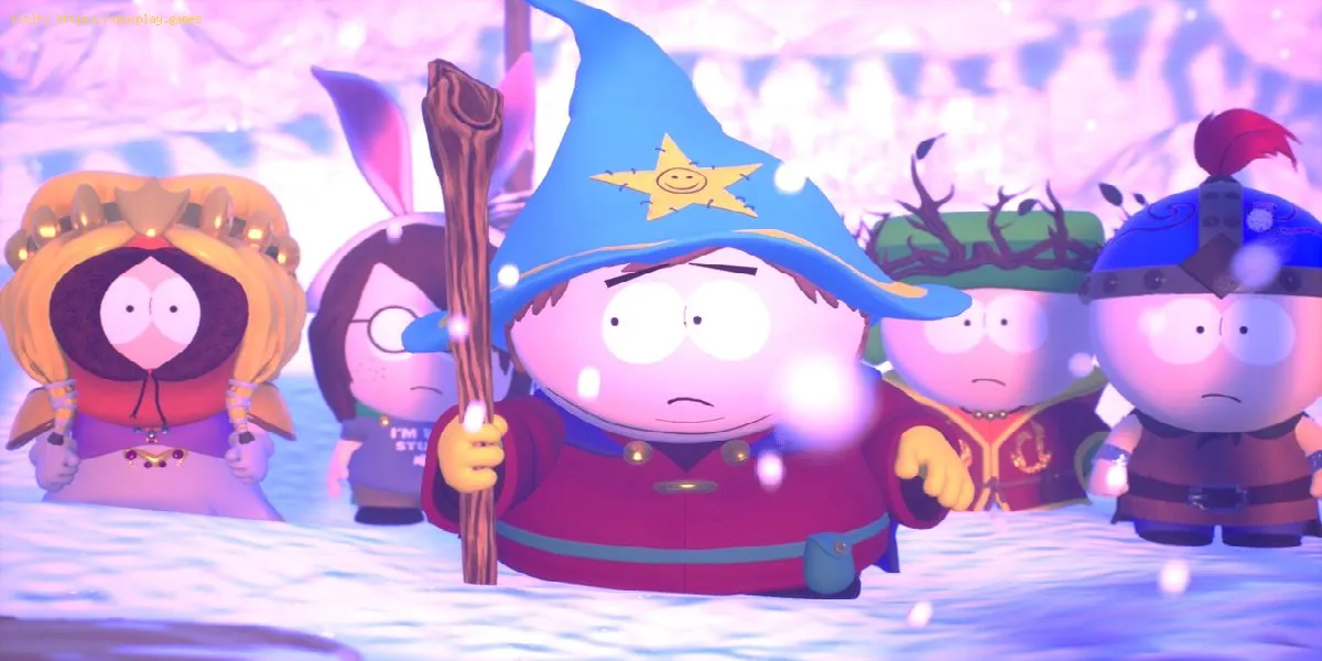 dificuldade no modo difícil em South Park Snow Day