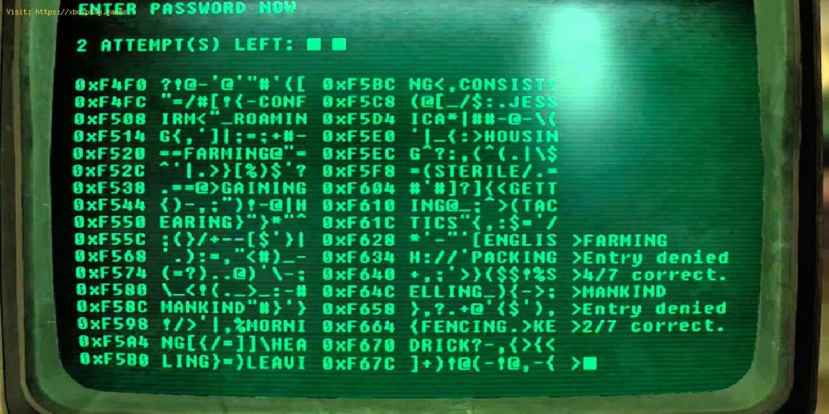 Fallout 4: Cómo piratear terminales