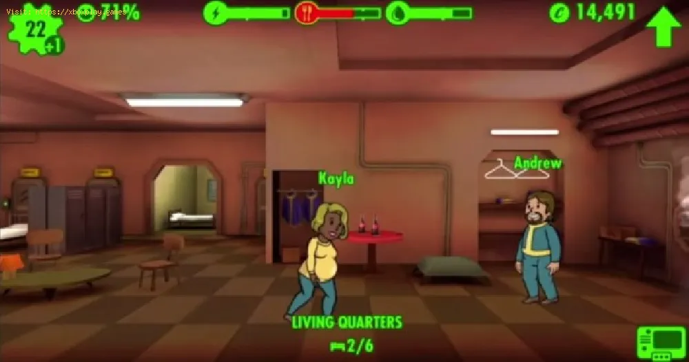 Deliver a Baby Dweller in Fallout Shelter