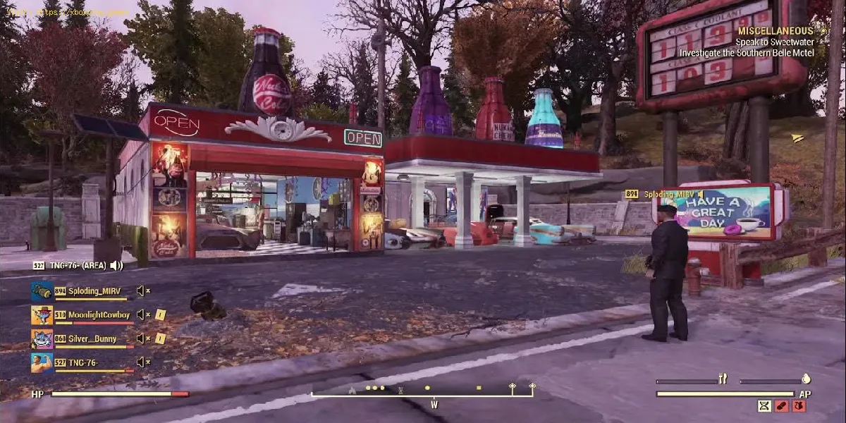Fallout 76: emplacements Argent