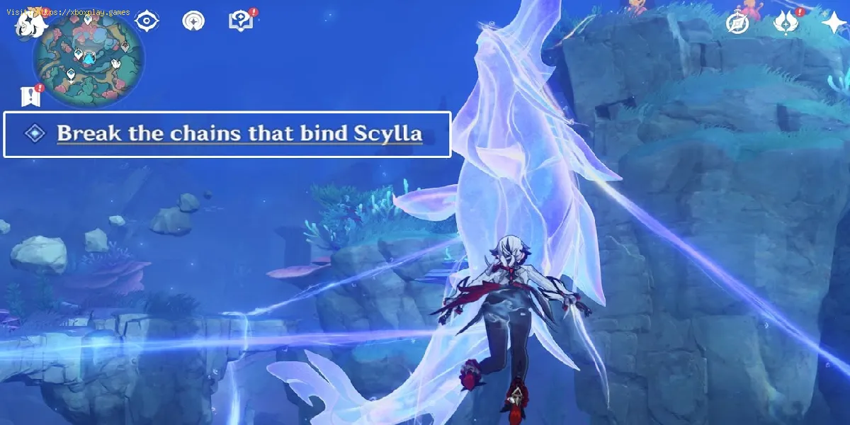 Break the chains that bind Scylla in Genshin Impact