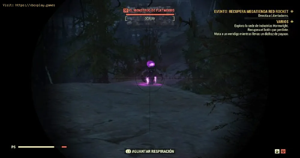 defeat the Flatwoods Monster in Fallout 76