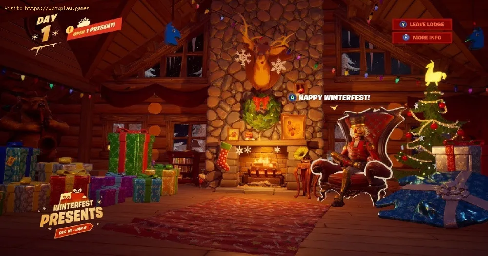 Fortnite: Where to find the Winterfest Lodge