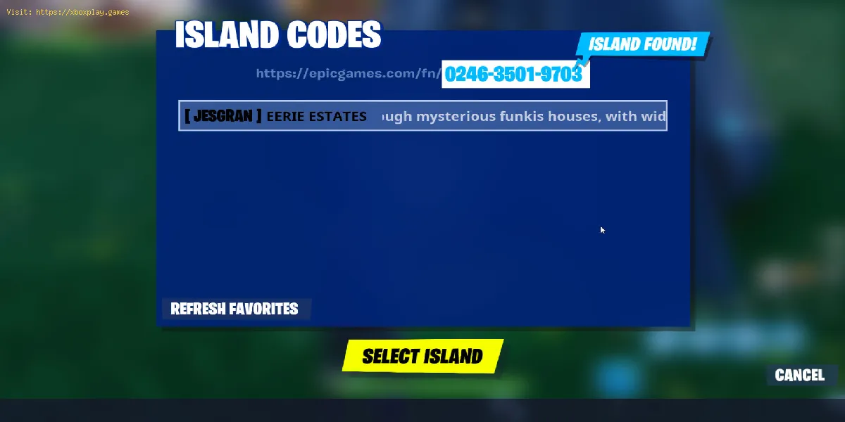 Fortnite Creative présente les codes de l'île.