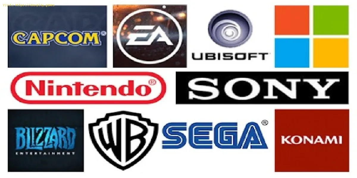 Videospielunternehmen, das in die Börse fällt.