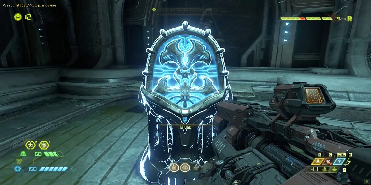 Doom Eternal: Verwendung von Sentinel Crystal zur Erhöhung von Gesundheit, Rüstung und Munition