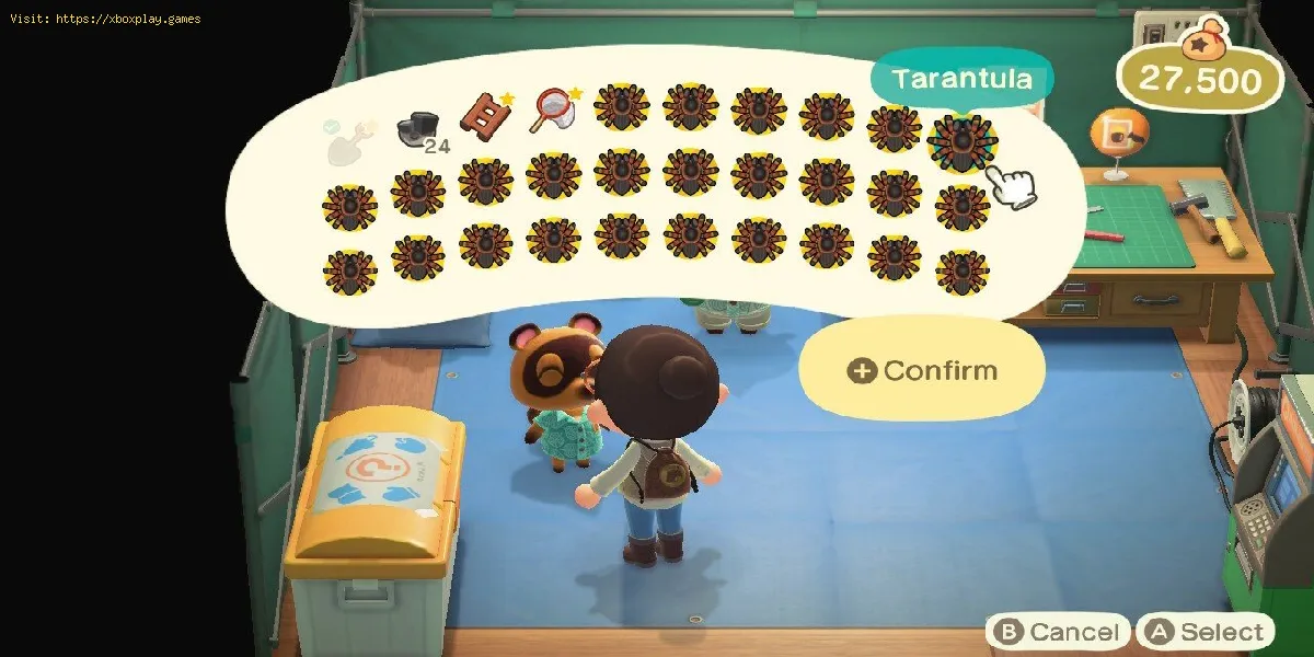 Animal Crossing New Horizons: Comment attraper une tarentule