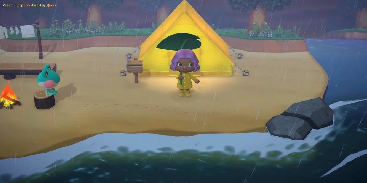 Animal Crossing New Horizons: Cómo crear un paraguas