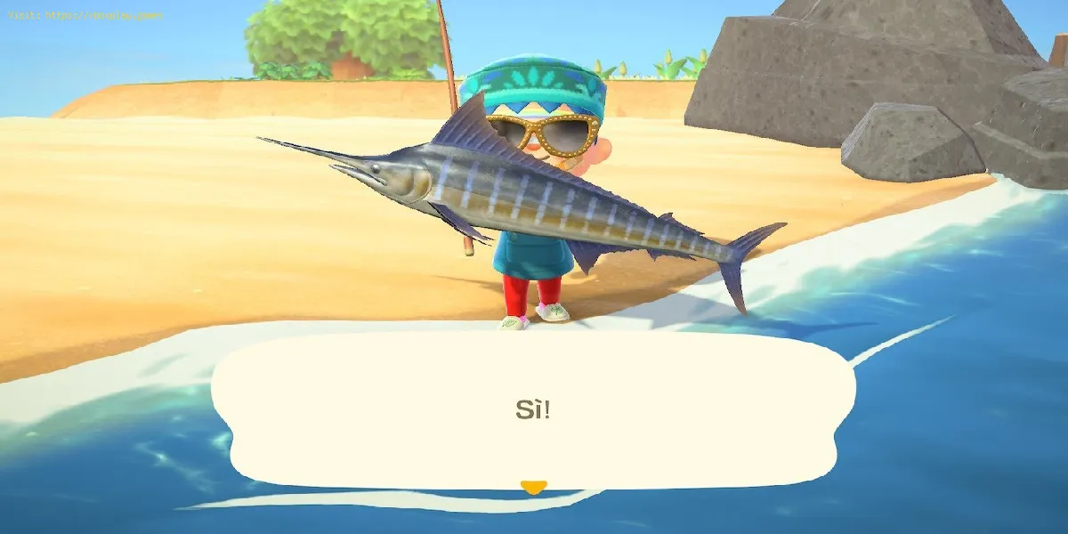 Animal Crossing New Horizons: Wie man einen blauen Marlin fischt