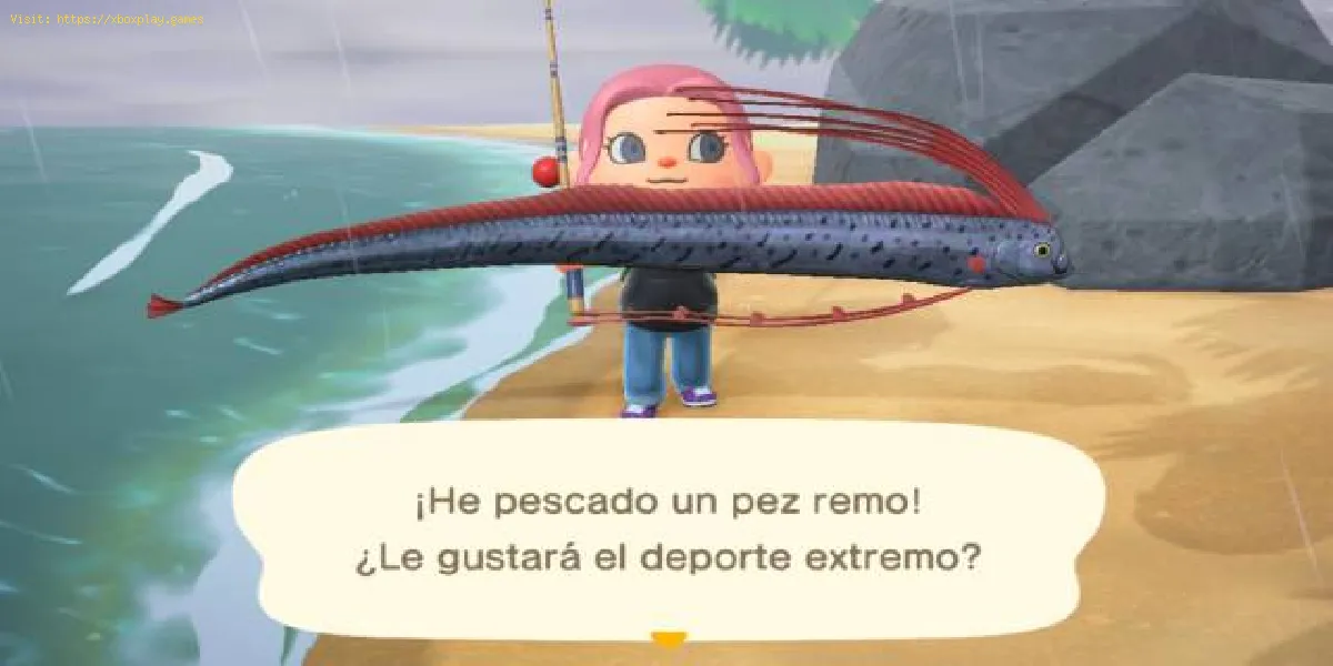 Animal Crossing New Horizons: Cómo pescar un pez remo