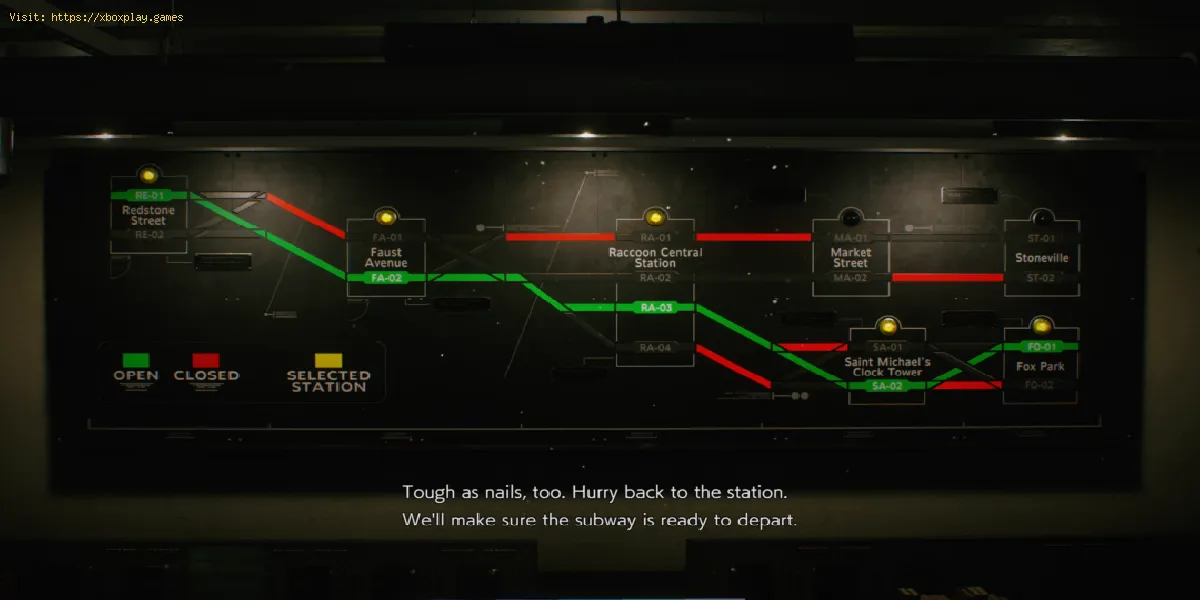 Resident Evil 3 Remake: So lösen Sie das Zugpuzzle - U-Bahn-Route-Lösung