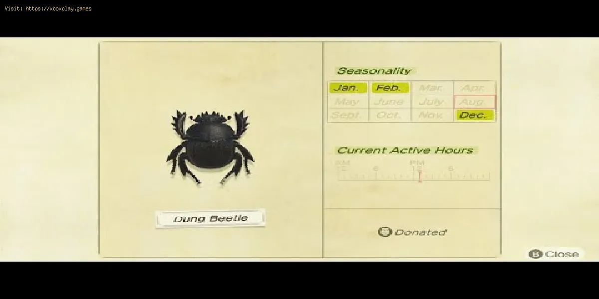 Animal Crossing New Horizons: Comment obtenir un scarabée fumier