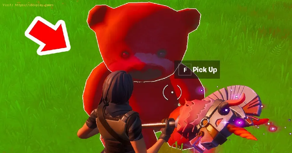 Fortnite: Where to carry a giant pink teddy bear found in Risky Reels 100 meters