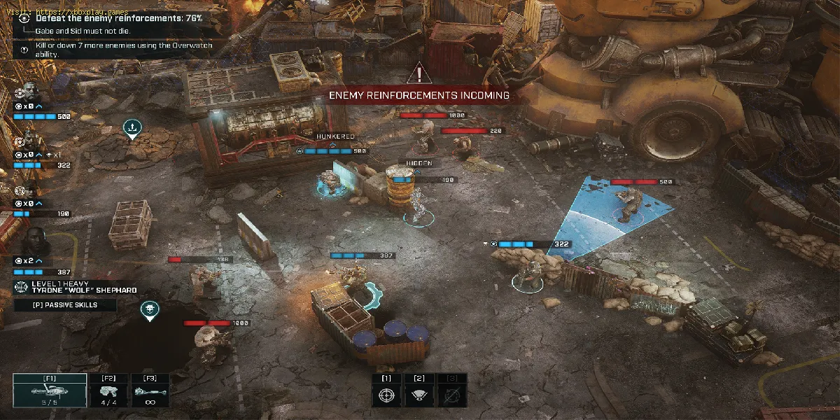 Gears Tactics: how to use executions