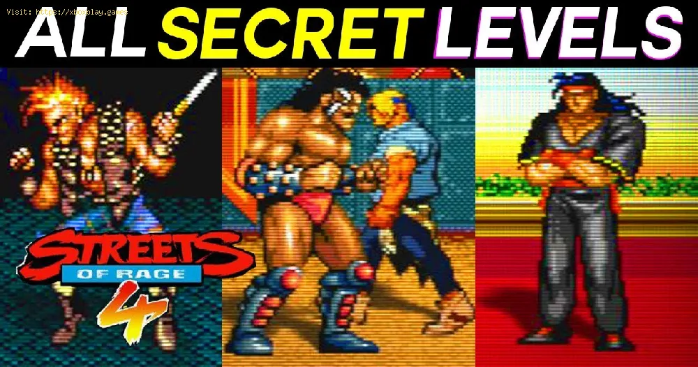 Streets of Rage 4: How to get all secret characters