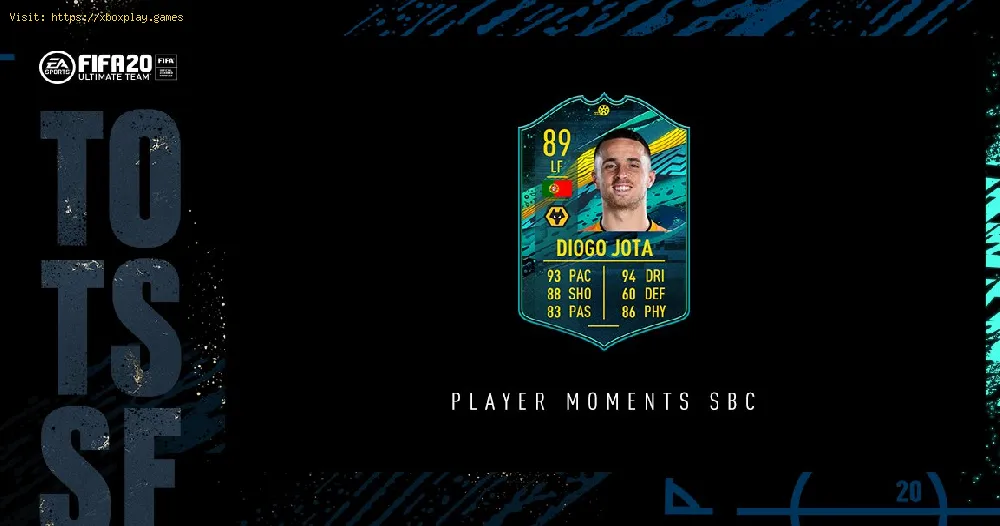 FIFA 20: How to Complete Moments Diogo Jota SBC