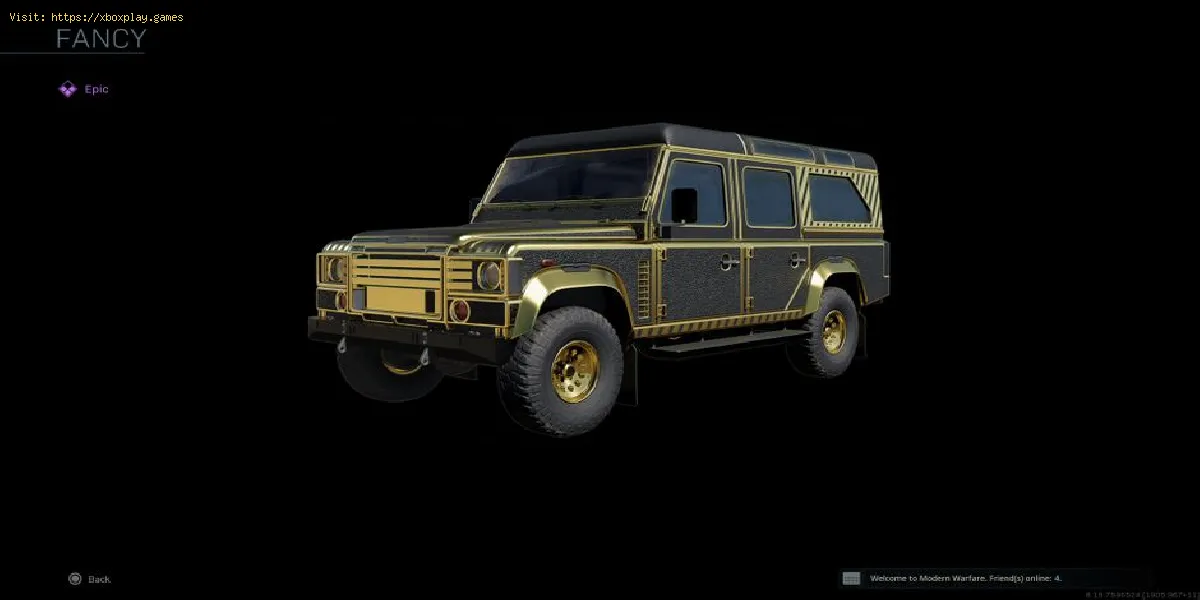 Call of Duty Warzone: Comment obtenir des skins de véhicules en or