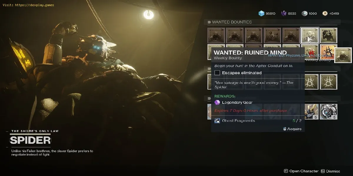 Destiny 2: Wanted: Mental Ruined