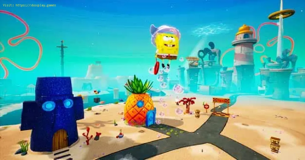 Flying Dutchman’s graveyard golden spatula in SpongeBob SquarePants The Battle For Bikini Bottom