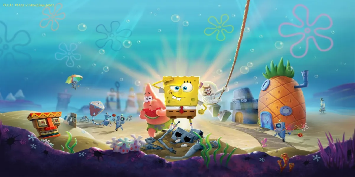 Wo man den goldenen Spatelsandberg in SpongeBob SquarePants The Battle For Bikini Bottom findet