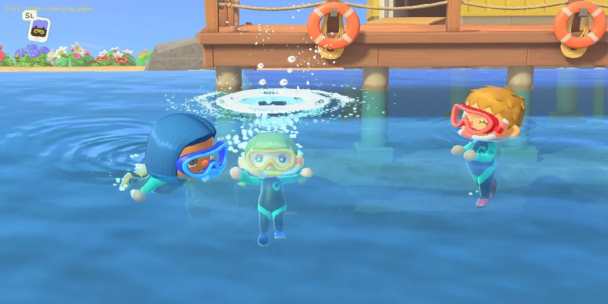 Animal Crossing New Horizons: come sbloccare il nuoto e le immersioni