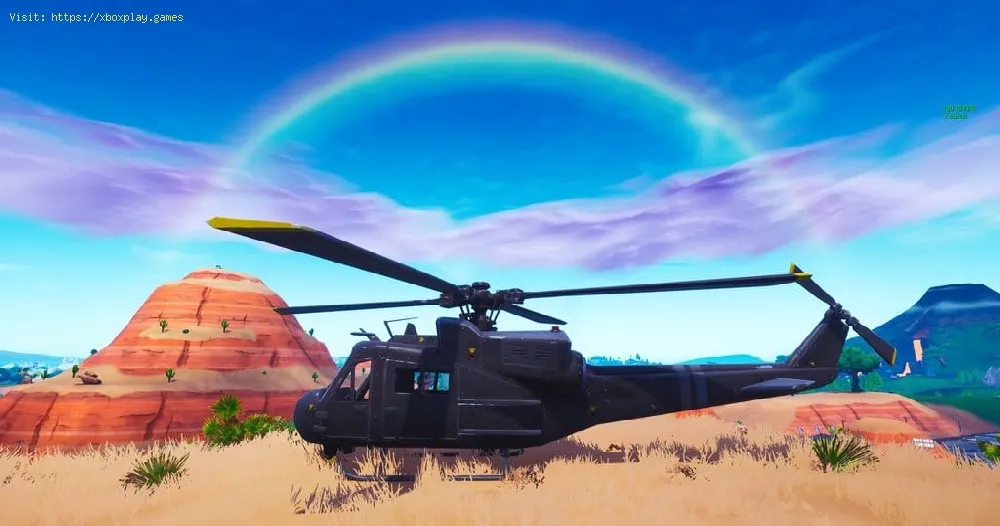 Fornite Season 8: discover a mysterious Helicopter on the game map