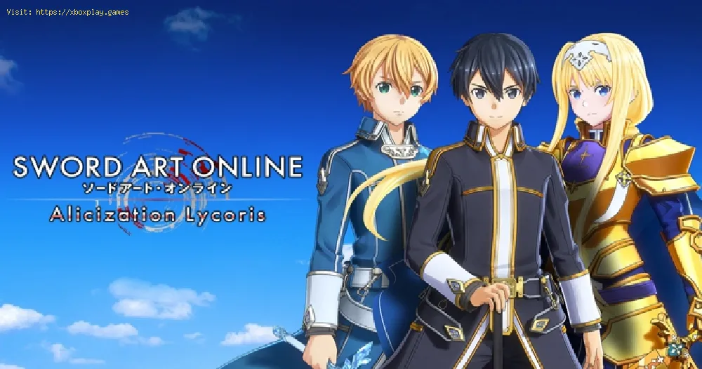 Sword Art Online Alicization Lycoris: How To Change Character Appearance