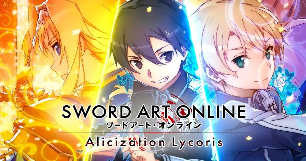 Sword Art Online Alicization Lycoris: How To Save your game