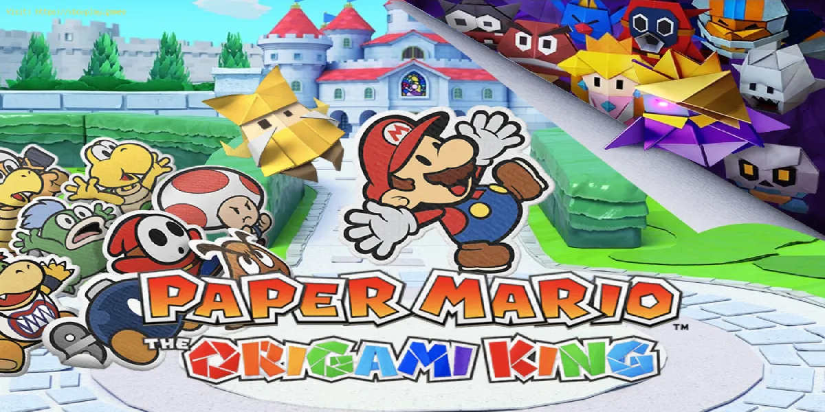 Paper Mario The Origami King: Cómo entrar al patio para salvar al guapo chico tímido