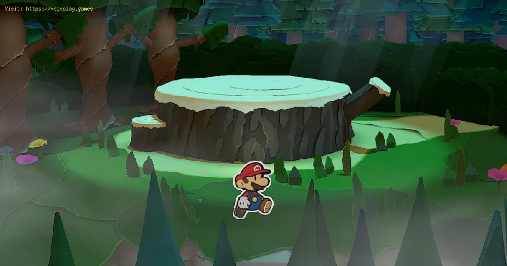 Paper Mario The Origami King: How To get in The Cabin In The Whispering Woods