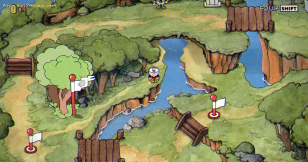 Cuphead: Where to find All Map Shortcut