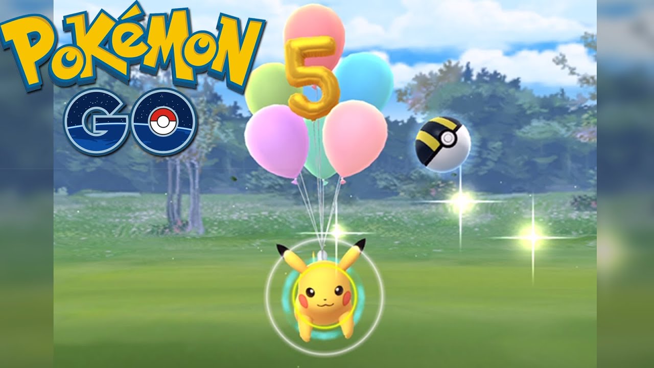 Pokemon Go 5字型の風船で飛んでいるピカチュウを捕まえる方法