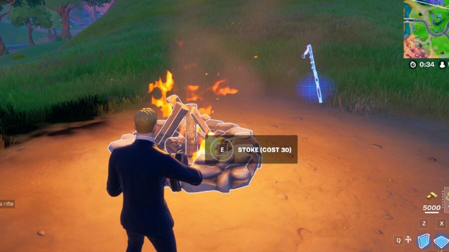 How to Destroy Campfire in Fortnite 