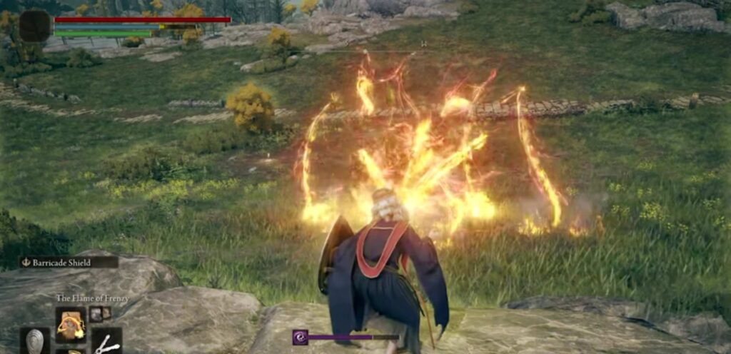 how to use flame of frenzy elden ring